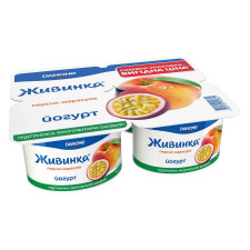 Йогурт Danone Живинка Персик-маракуйя 1.5% 4шт 115г mini slide 3