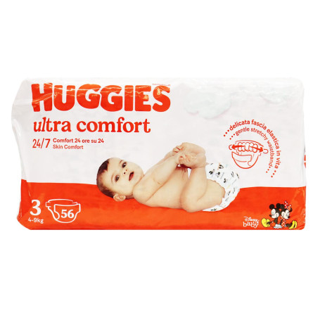 Подгузники Huggies Ultra Comfort 3 4-9кг 56шт slide 2