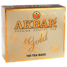 Чай Akbar Gold черный 100шт х 2г mini slide 1