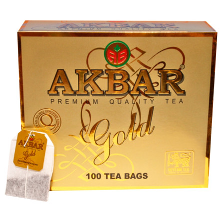 Чай Akbar Gold черный 100шт х 2г slide 2