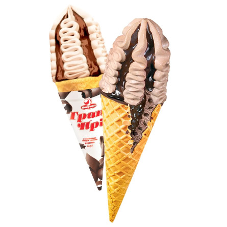 Морозиво Ласунка Гран-Прі шоколад 155г slide 1
