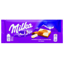 Шоколад Milka молочний та білий 100г mini slide 2