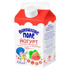 Йогурт Волошкове поле Десертний солодкий Полуниця 1,5% 430г mini slide 1