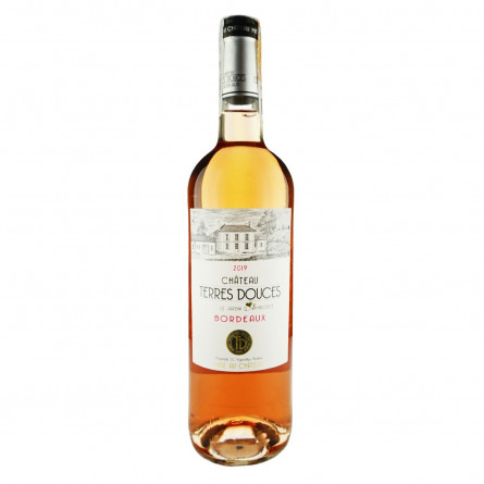 Вино Chateau Terres Douces Cuvee Le Jardin Aphrodite Rose Bordeaux рожеве сухе 12,5% 0,75л slide 4