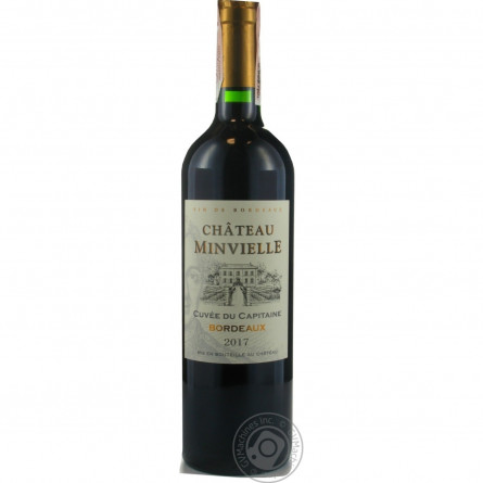 Вино Chateau Minvielle Cuvee du Capitaine Bordeaux червоне сухе 13,5% 0,75л slide 3