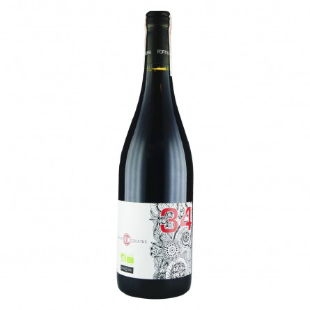 Вино Trente Quatre-34 Red Languedoc червоне сухе 14% 0,75л slide 1
