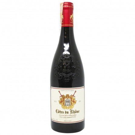 Вино Chatelain Valmont Cotes du Rhone красное сухое 14% 0,75л slide 1