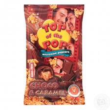 Попкорн Top of Pop для мікрохвильової печі зі смаком карамелі 100г mini slide 1
