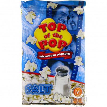 Попкорн Top of Pop для мікрохвильової печі зі смаком солі 100г slide 2