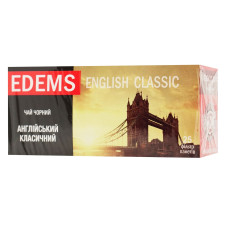 Чай чорний Еdems Англійський класичний 2г*25шт mini slide 1