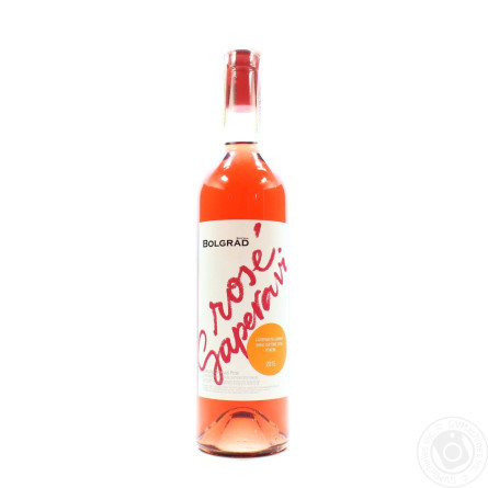 Вино Bolgrad Сапераві Розе рожеве сухе 0,75л slide 1