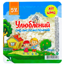 Сыр Улюблений кисломолочный 5% 300г mini slide 2