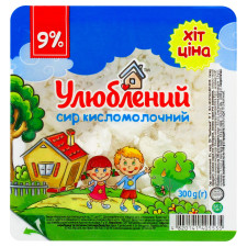 Творог Улюблений кисломолочный 9% 300г mini slide 2