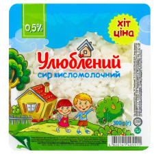 Сир Улюблений кисломолочний 0,5% 300г mini slide 2