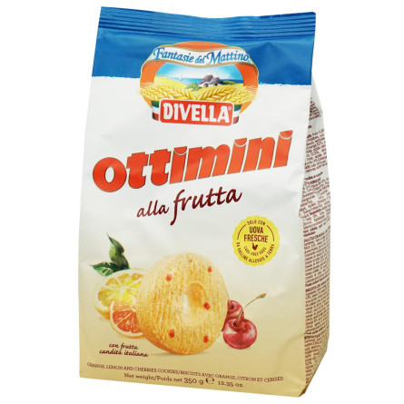 Печиво Divella Ottimini з фруктовою начинкою 350г slide 1