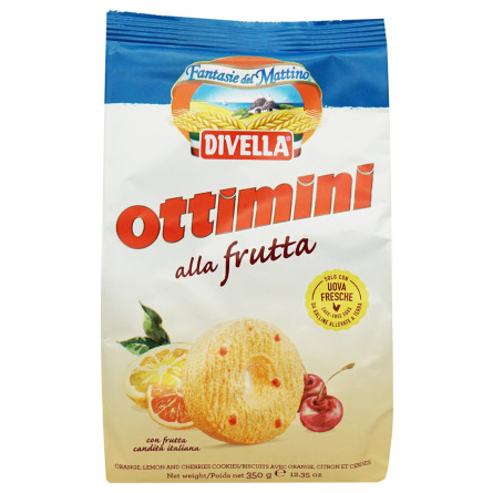 Печиво Divella Ottimini з фруктовою начинкою 350г slide 2