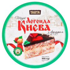 Торт Tarta Легенда Києва з фундуком повітряно-горіховий 900г mini slide 3