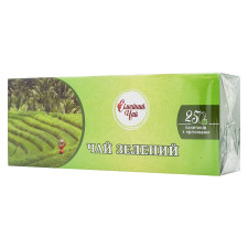 Чай зелений Сімейний чай в пакетиках 25шт mini slide 1