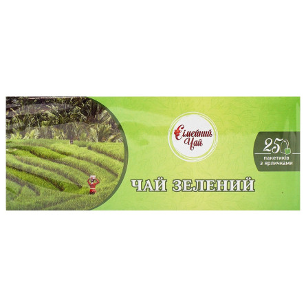 Чай зелений Сімейний чай в пакетиках 25шт slide 2