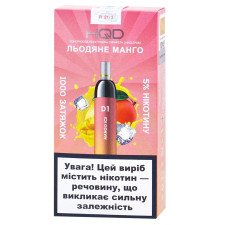 Одноразова електронна сигарета hqd-D1- Льодяне манго, 4,20 мл 5% mini slide 1