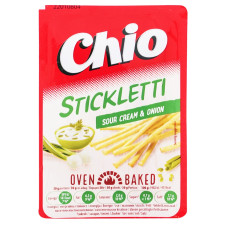 Соломка картопляна stickletti сметана-цибуля Chio 80г mini slide 1