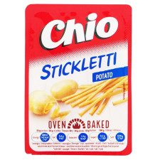 Соломка картопляна stickletti оригінальні Chio 80г mini slide 1