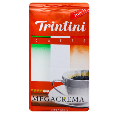 Кофе Trintini Megacrema молотый 250г slide 2