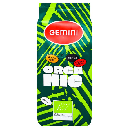 Кава натуральна смажена в зернах "Organic"  "Gemini" Україна slide 2