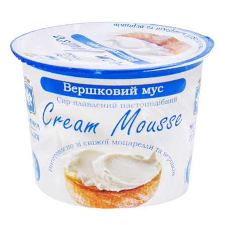 Сир плавлений Молочна Гільдія Вершковий Мус пастоподібний 60% 90г slide 1