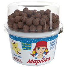 Десерт творожный Марійка со злаковыми шоколадными шариками 5% 140г + 15г mini slide 3