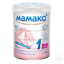 Смесь сухая Мамако Премиум 1 на основе козьего молока 800г mini slide 1
