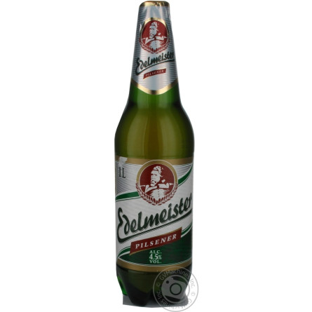 Пиво Edelmeister светлое 4,5% 1л slide 1