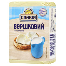 Сир плавлений Славія Вершковий 45% 70г mini slide 1