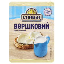 Сир плавлений Славія Вершковий 45% 70г mini slide 2