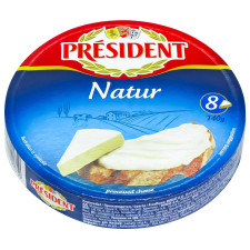 Сир плавлений President Natur порційний 45% 140г mini slide 2