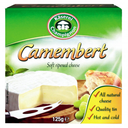 Сыр Kaeserei Champignon Camembert мягкий с плесенью 50% 125г slide 2