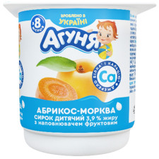Сирок Агуня Абрикос-морква 3,9% 90г mini slide 1