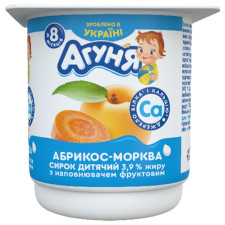 Сирок Агуня Абрикос-морква 3,9% 90г mini slide 3