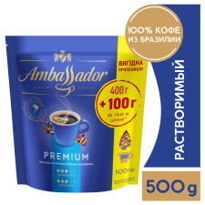 Кава Ambassador Premium розчинна 500г mini slide 5