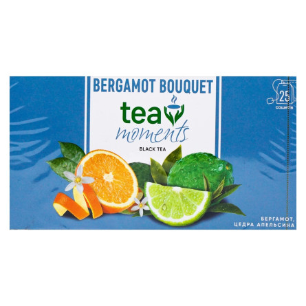 Чай чорний Tea Moments Bergamot Bouquet 25шт*1,8г slide 2