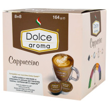 Кава Dolce Aroma Cappuccino капсула 16шт mini slide 1