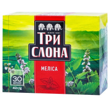 Чай трав'яний Три Слона Меліса 30шт*1,4г mini slide 1