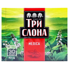 Чай трав'яний Три Слона Меліса 30шт*1,4г mini slide 2