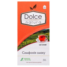 Чай цейлонський Dolce Natura Симфонія смаку 25*2г mini slide 2