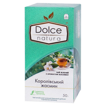 Чай зеленый Dolce Natura Королевский жасмин 25шт*2г slide 1