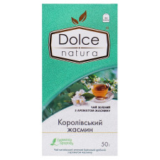 Чай зеленый Dolce Natura Королевский жасмин 25шт*2г mini slide 2