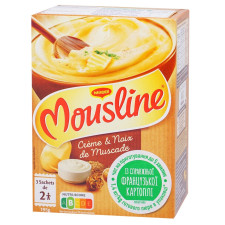 Пюре Maggi Mousline картопляне зі смаком вершків та мускатного горіху швидкого приготування 3шт*65г mini slide 1