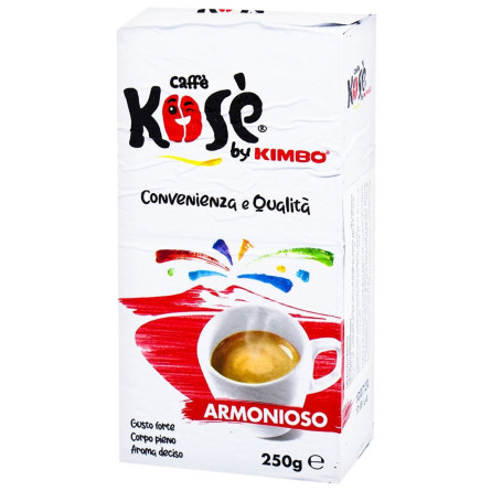 Кава Kimbo Kose Rosso Armonioso мелена 250г slide 1