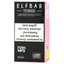 Сигарета Elf Bar Плн Мрз електронна 5000 13.5мл 5% mini slide 1