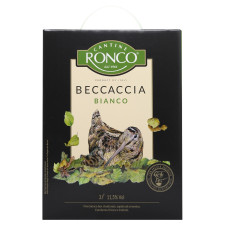 Вино Cantine Ronco Beccaccia Bianco біле сухе 11.5% 3л mini slide 2